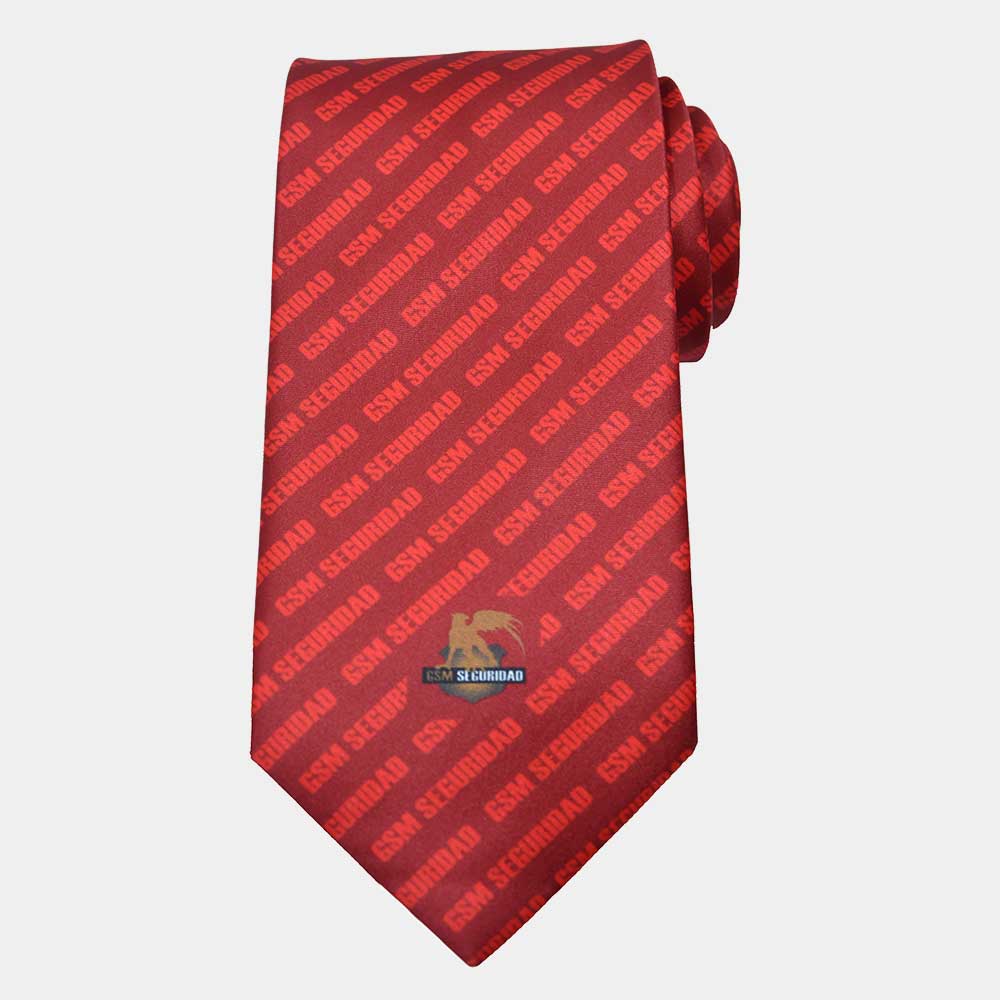 corbatas con logotipo a todo color